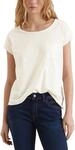 Marc OߴPolo Denim Damen T-Shirt aus Bio-Baumwolle Relaxed Fit, Wei&szlig;...