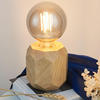 Pauleen 48159 Woody Sparkle Tischleuchte aus Holz skandinavische Tischlampe