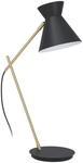 EGLO Tischlampe Amezaga, 1 flammige Schreibtischlampe, minimalistisch |...