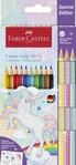 Faber-Castell - Buntstifte Set Einhorn, 13-teilig, inkl. Stickern | Bruchsichere