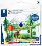 STAEDTLER 146C C24 Buntstifte (klassisches Sechskantformat, weiche Mine, hoch