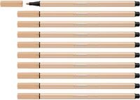 STABILO - Premium-Filzstift - Pen 68-10er Pack - beige