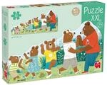 GOULA B&auml;renfamilie buntes XXL-Holzpuzzle - Puzzle f&uuml;r Kinder ab 2 Jahre |...