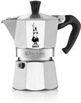 Bialetti Moka Kaffeemaschine zu 4 Tassen, Aluminium