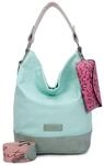 Fritzi Izzy07 Olga Canvas Hobo Baumwollmix Damen Umh&auml;ngetasche City Beach vegan