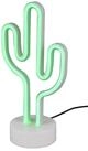 Reality Leuchten LED Tischleuchte Cactus R55220101, Fu&szlig; Kunststoff wei&szlig;,...