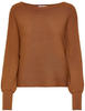 ONLY Damen Kurzer Strickpullover | Knitted Basic Stretch Sweater | Langarm Shirt