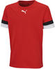 PUMA mens Shirt, Puma Red-Puma Black-Puma White, S