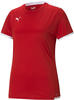 PUMA Damen Teamliga Jersey W Shirt, Puma Red-puma White, S EU