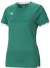 PUMA Damen Teamliga Jersey W Shirt, Pepper Green-puma White, XS EU