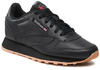 Reebok Classic Leather Sneaker, Core Black Core Black Rubber Gum 02, 36.5 EU