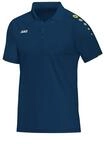 JAKO Herren Poloshirt Classico, Nightblue/Citro, 3XL