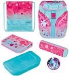 Herlitz Schulranzen SoftLight Plus Greenline Pink Bubbles