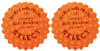 Select Select Unisex Ball-punktur 2er Set Massageball, orange, 28 cm Select...