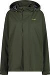 CMP - Herrenjacke mit Kapuze und Druckkn&ouml;pfen, &Ouml;lgr&uuml;n, 48