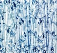 Komar Vlies Fototapete - Bamboos - Gr&ouml;&szlig;e 300 x 280 cm (Breite x H&ouml;he) - Wand