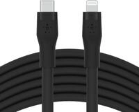 Belkin BoostCharge Flex Silikon-USB-C/Lightning-Kabel, 3 m, MFi-zertifiziert, 20 W,
