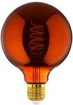 EGLO E27 Lampe dimmbar, Spiral LED Gl&uuml;hbirne Globe | Vintage Deko Leuchtmittel