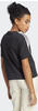 Adidas HR4913 W 3S CR TOP T-Shirt Damen Black/White Größe S
