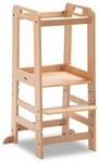 hauck Holz Lernturm Kinder mitwachsend 1-6 Jahre, Learn N Explore Natural | 3-fach