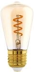 EGLO E27 Lampe dimmbar, Spiral LED Retro Gl&uuml;hbirne