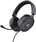 GXTrust Forta PS5 Gaming Headset Lizenziert f&uuml;r PlayStation 5, Schwarz | 1,2 m