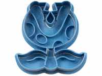 Cuticuter Pflanze Piraña Mario Keksschneider, Kunststoff, Blau, 8 x 7 x 1,5 cm