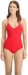 PUMA Damen Swimsuit, red, XS
