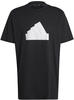 Adidas Herren T-Shirt (Short Sleeve) M Fi Bos T, Black/White, IC3709, XS