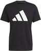 Adidas Herren T-Shirt (Short Sleeve) Tr-Es Fr Logo T, Black/White, IB8273, XS
