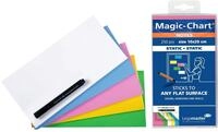 Legamaster Magic-Chart Notes - statisch selbsthaftend - wei&szlig; - 10x20cm -...