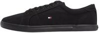 Tommy Hilfiger Herren Vulcanized Sneaker Schuhe, Schwarz (Black/Black), 42 EU