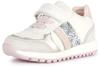 Geox Baby-Mädchen B ALBEN Girl Sneaker, White/LT Rose, 22 EU