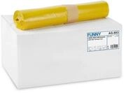 Funny M&uuml;lls&auml;cke, 120 L, gelb, Typ 60 | LDPE-Regenerat, 1 Pack mit 250 Stk