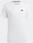 adidas Herren Train Essentials Feelready Training Tee, White/Black, M