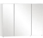 Schildmeyer Basic Spiegelschrank ohne Beleuchtung &lrm;134109, wei&szlig; Glanz, 100 cm