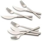 ECHTWERK Pizzabesteck‑Set 8‑tlg. - 4 Pizzamesser & 4 Pizzagabeln aus Edelstahl -