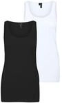 VERO MODA VMMAXI My Soft Long Tank TOP 2-Pack