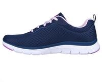 Skechers Damen Flex Appeal 4.0 Brilliant View Sneaker, Navy, 37.5 EU