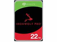 Seagate IronWolf Pro 22 TB, NAS interne Festplatte, 3.5 Zoll, 7200 U/Min, CMR,...