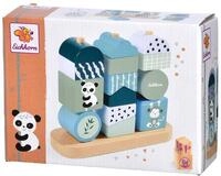 Eichhorn - Panda Steckspiel mit 14 Bausteinen zur F&ouml;rderung der Hand-Auge