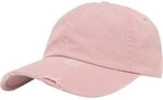 Flexfit Caps Low Profile Destroyed, pink, one Size, 6245DC