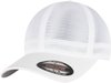 Flexfit Unisex 6360-360° Omnimesh Cap Baseballkappe, White, one Size