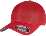 Flexfit 360 OMNIMESH Cap,red S/M
