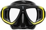 Scubapro Zoom-Maske, Schwarz/Gelb, Atemregler f&uuml;r Kaltwasser, Unisex,...