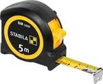 Stabila Taschenbandma&szlig; BM 100, 5 m, Ma&szlig;band mit metrischer Skala, bruchsicheres
