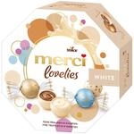 merci Lovelies White, gef&uuml;llte Pralinenkugeln Wei&szlig;e Schokolade - 1 x 185 g