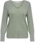 ONLY Female Strickpullover Lang V-Ausschnitt