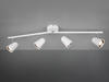 Reality Leuchten LED Spotbalken Toulouse R82124131, Kunststoff weiß matt,...