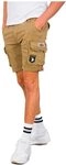 Alpha Industries Herren Crew Short Patch F&uuml;r Cargos, Sand, 32 EU